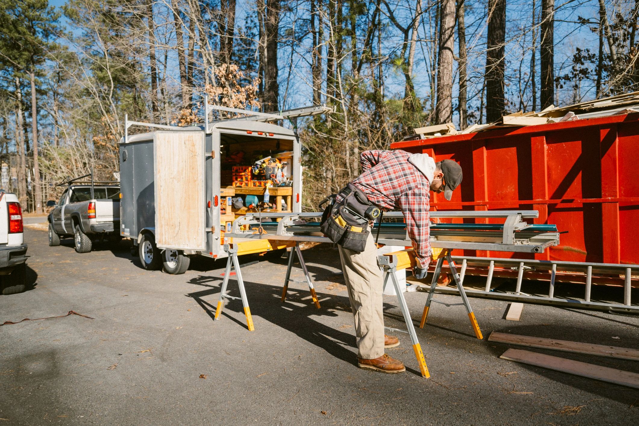 HVAC technician working on heating equipment