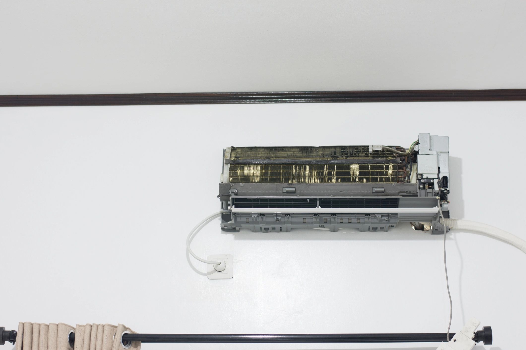 Air conditioner unit representing emergency cooling repair